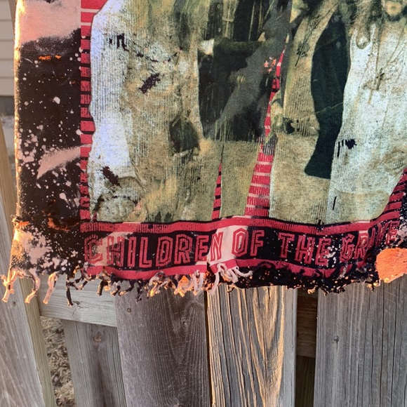 Black Sabbath Ozzy Osbourne DIY destroyed tee - Picture 3 of 6